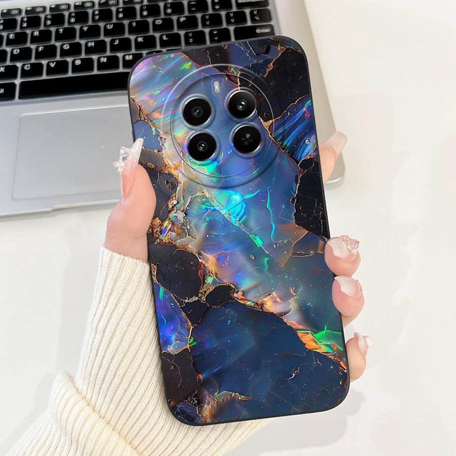 For Realme 12 Pro Plus Case RMX3840 RMX3841 Cover Luxury Marble Soft Silicone Shockproof Funda For Realme 12 12+ 12Pro 12X Coque