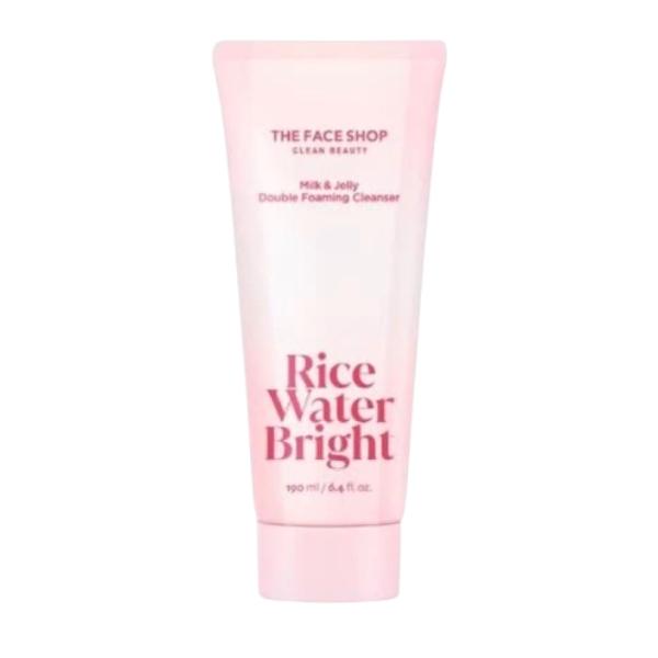

[The Face Shop] Rice Water Mild Low pH Cleansing Milk & Foam (Single / Special Set) – Hydrating & Soothing Cleanser + Brush Gift