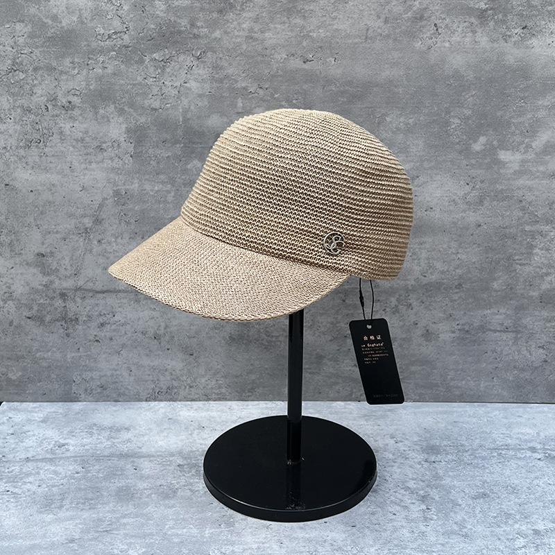 25 Spring And Summer Travel Sunshade Baseball Cap Showing Face Small Sunscreen Peaked Cap Versatile Equestrian Hat Tide