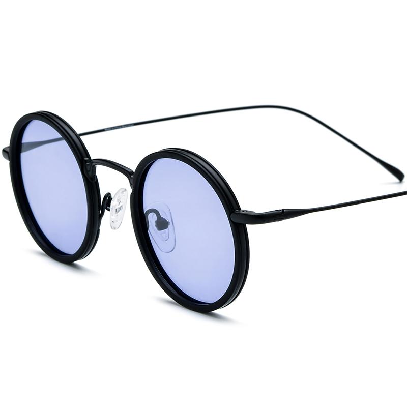 Borregls Colorful Acetate Titanium Sunglasses Men