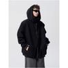 Mens Oversized Hooded Sweatshirt Lightweight Streetwear Unisex Casual Pullover With Ribbed Hem