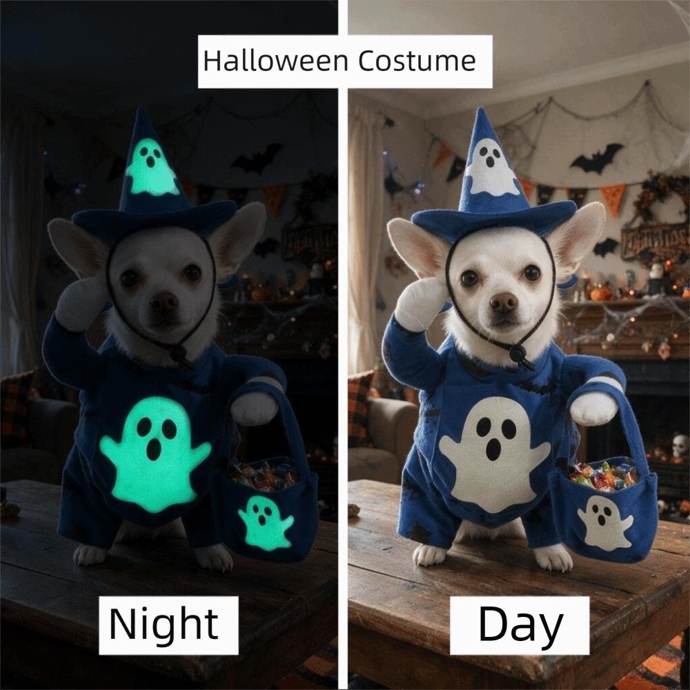 Luminous Dog Cosplay Clothes Glow-in-the-Dark Standing Dog Outfit  Party