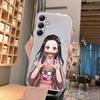 Anime Cartoon vzorované měkké průhledné silikonové pouzdro pro Samsung A55 M35 S24 Xiaomi Redmi Note 13 Poco C65 iPhone fotoaparát nárazuvzdorný ochranný kryt