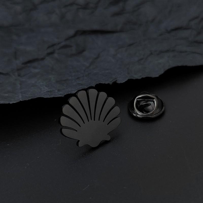

New Marine Creature Scallop Women s Brooch Cufflinks Suit Dress Accessories Personalized Versatile Clothing 14k