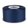 [Tekdeere]Width 50mm Solid Navy Grosgrain Ribbon, Perfect for Gift Wrapping, Sewing, Hair Accessories, Wedding Decorations - 22 Meters/roll