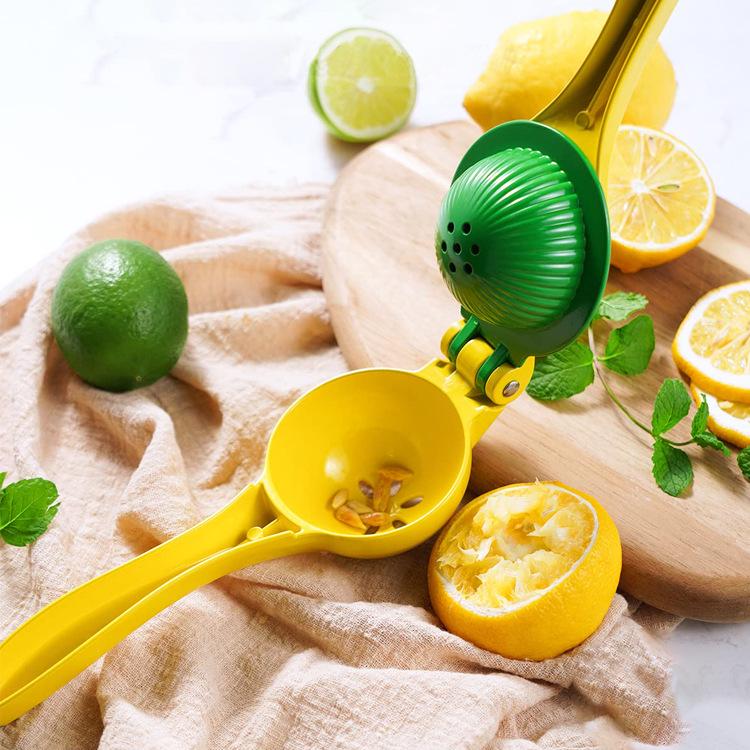 Manual Aluminum Alloy Two-in-One Lemon and Fruit Juicer