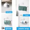 Practical ABS Bathroom Organizer Storage Tissue Holder Kitchen Paper Roll Holder Roll Paper Rack