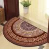 1PC Retro Door Rug Semi-circular Floor Mat Entrance Door Rugs Non-slip Absorbent Bathroom Mat Room Home Decoration Hogar Tapete