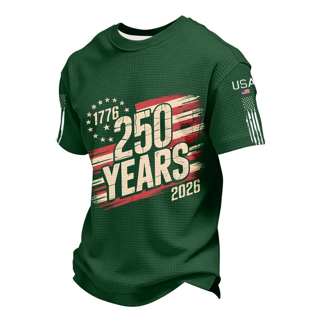Men's Casual Round Neck Short Sleeve T-Shirt