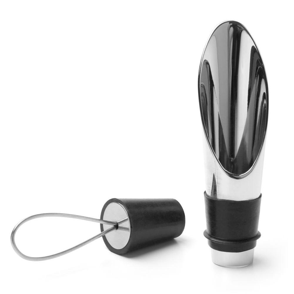 Wine stopper with pourer 2 in 1 8 cm