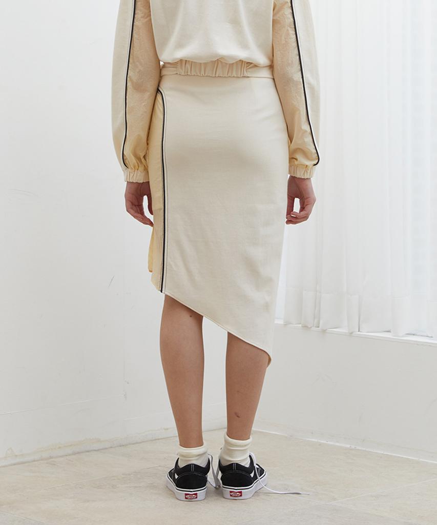 NEAR&DEAR Aximity Jersey Skirt Ivory