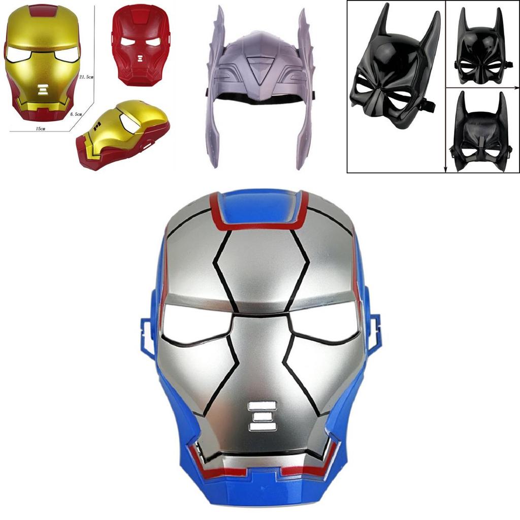 Plastic Thor Helmet Mask For Adult Unisex Halloween Masquerade Parties**