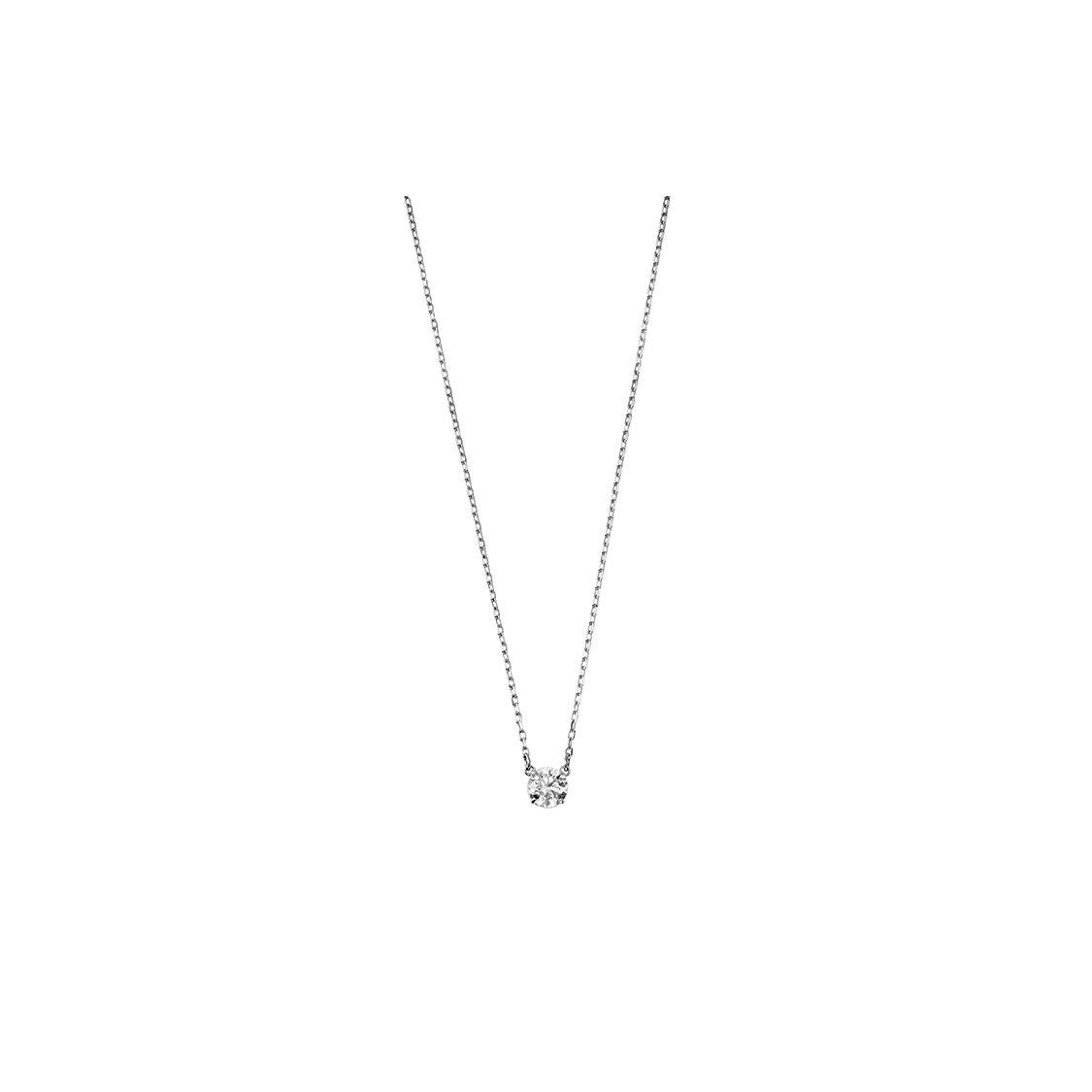 Swarovski Stilla Attract Dot Pendant Necklace Women necklace Silver 5408442 Box (Random Color)