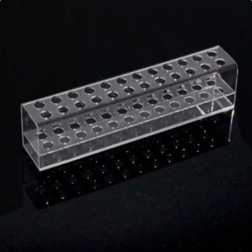 12/24/36/48 Holes Acrylic Pen Holder Clear Stationery Display Stand  Eyelash Planting