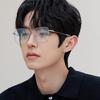 NeoRetro F8038 Oblique Metal Glasses Black BLACK