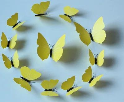 12pcs/Set Home Butterfly Stickers Simulation 3D Butterfly Wall Decoration Colorful Butterfly Creative Bedroom Wall Decals
