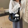 Summer New Large Capacity Underarm Shoulder Bag Crossbody Bag Women's Fashion Backpack Comes with a Small Doll as a Gift