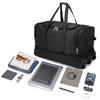 New Foldable Large-capacity Pull Rod Expansion Handbag Oxford Pull Rod Bag Multi-layer Storage Travel Bag Unisex Moving Bag