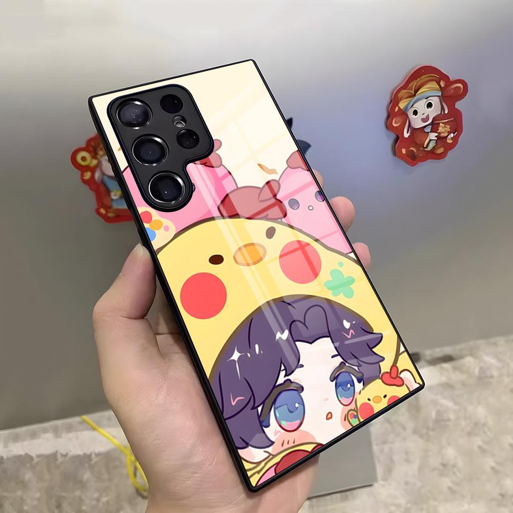 Caleb Love And Deep Space Phone Case For Samsung S25 Ultra S23 S22 S24 S20 Fe S21 Plus A54 A53 A16 Glass Cover