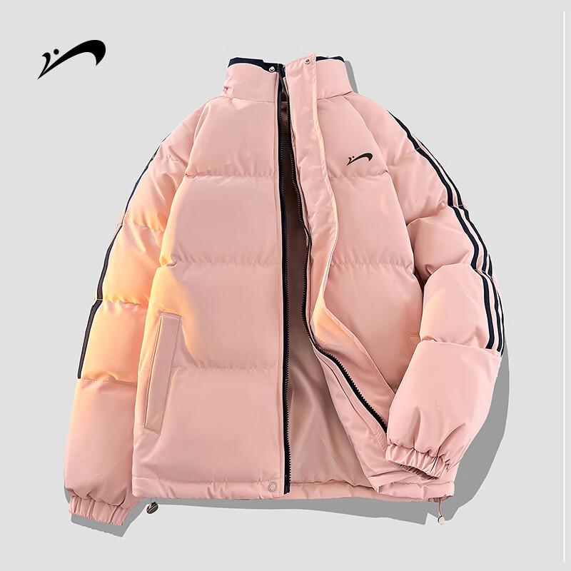 Guireniao Unisex Stand-Collar Thickened Padded Winter Jacket