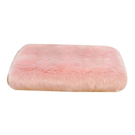 Yousheng Exquisite Workmanship Doormat Wide Application Polyester Faux Fur Sheepskin Simple Area Rug for Home
