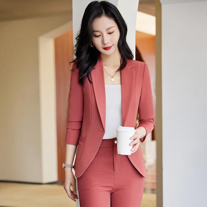 Women's Professional Blazer & Pants Suit Set