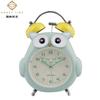 Cartoon Owl Alarm Clock for Children and Students, Silent Scanning Night Light, and Ringing Clock In a Cartoon Style