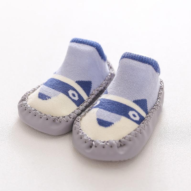 0-24Months Spring Autumn Newborn Rubber Soles Baby Socks Infant Baby Girls Boys Shoes Baby Floor Socks Anti Slip Soft Sole Sock