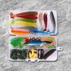 86Pcs/Set Lure Kit Simulation Fake Fish Bait Soft Lure Minnow Hooks Hard Tail Fishing Lure for Outdoor Fishing Accessories Tool