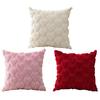 Plush Love Heart Cushion Cover Valentine's Day Throw Pillow Cover Love Heart Pattern Decorative Pillowcase
