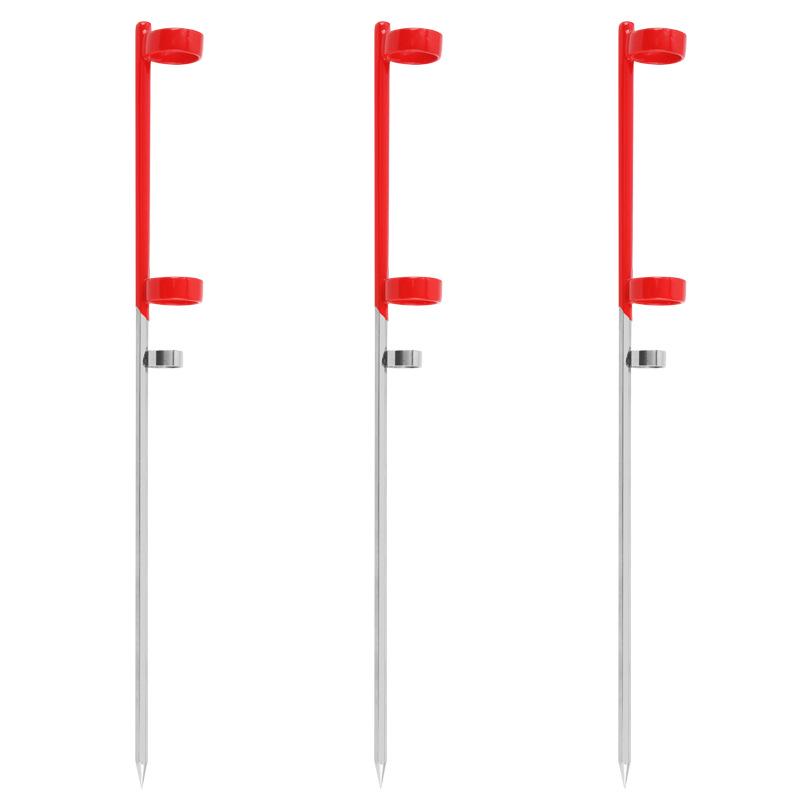 Stainless Steel Surf Rod Holder, Thickened Ground Stake for Rock Fishing and Long Cast Stand.