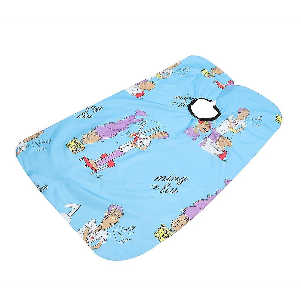 Children Cute Hairdressing Gown Cape Barber Shop Cartoon Hair Cutting Dyeing Apron
