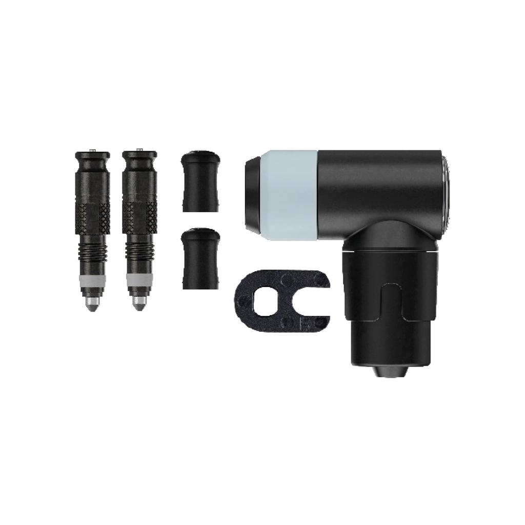 Schwalbe Clik Valve Bicycle Valve Attachment Conversion Kit Pump - - SV-SCV (with Head)
