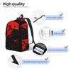 Fashion Kamen Rider Backpack  Mochilas Dual-Use Camping Sturdy Shoulder Rucksack