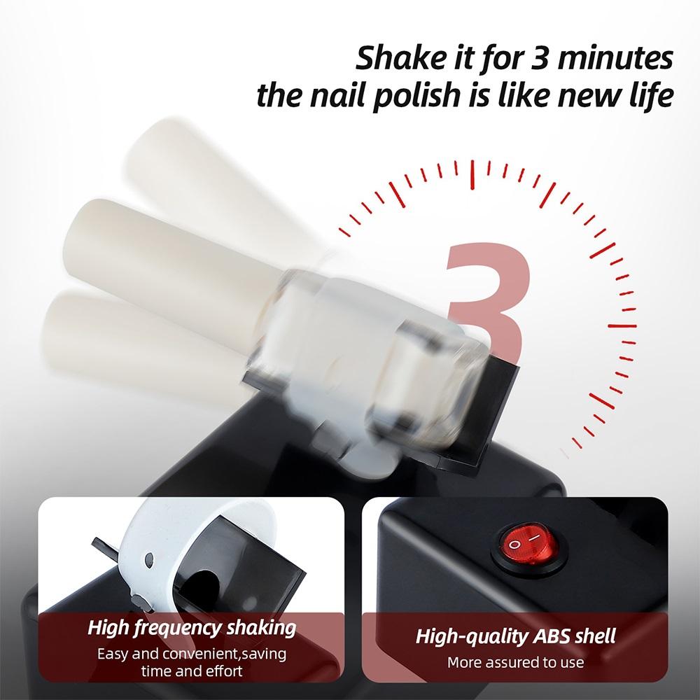 Electric Nail Polish Shaker Gel Nail Polish Tattoo Ink Paint Shaking Mixer Device Liquid Bottle Anti Caking Shaking Machine