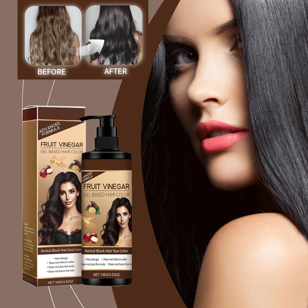 Coloring Cream Plant Extracts Care Long-lasting Color Development Healthy Hair Dyeing Long-lasting Refreshing And Soft.