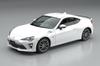 Aoshima Bunka Kyozai Scale Rakupla Snap Kit Toyota 86 Crystal White Pearl Plastic Model Kit 1/32 No.08-CW Pre-Colored (Automobile)
