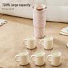 Taigao 720ml Dual-Drink Insulated Ceramic-Lined Stainless Steel Tumbler