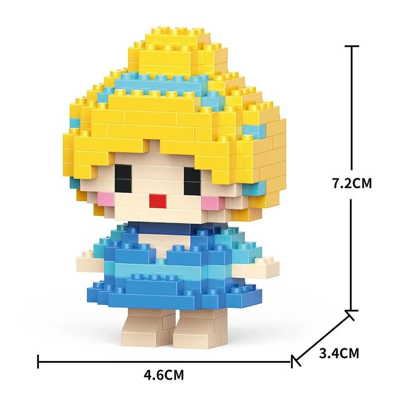 Cartoon Building Blocks, Animal Dolls, Educational Assembling Toys, Ornaments, Small Particles, Children's Birthday Gifts