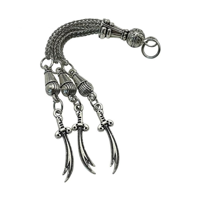 Antique Silver Plated Necklace Connectors Metal Brushes Pendant Accessories DIY Handmade Jewelry Making Supplies