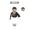 Fantastic Four Human Torch Bausteine DIY Spielzeug Geschenke Daredevil Punisher Minifiguren Bausteine Mini Actionfiguren für Kinder