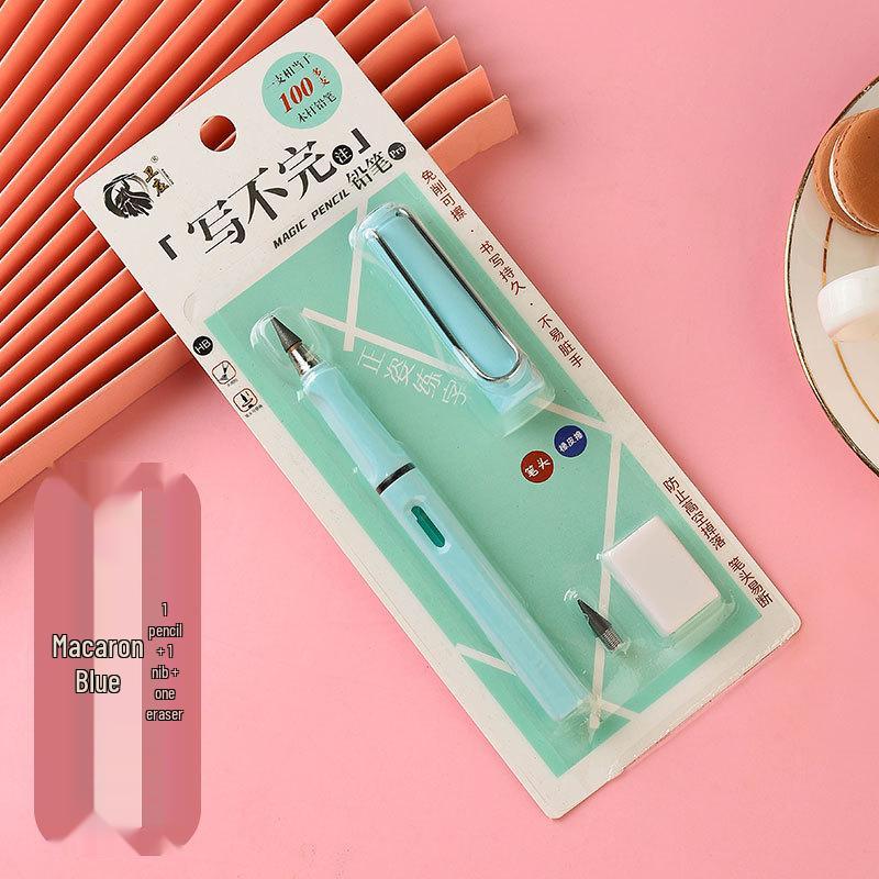 Eternal Black Pencil: Everlasting HB Pencil - No Ink, No Sharpening, Durable Writing & Drawing.