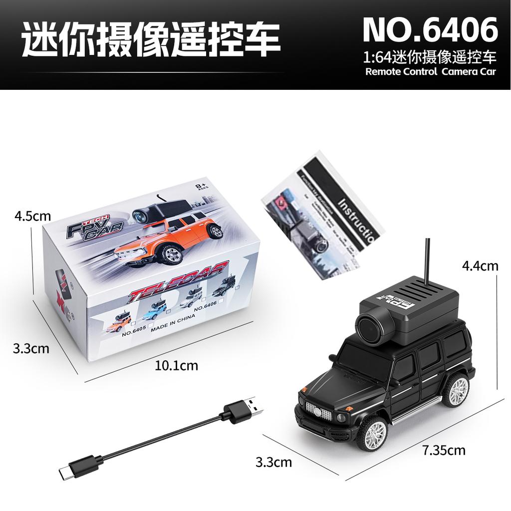 1:64 Wltoys 6405 6406 Rc Car With 720P Fpv Camera Remote Control 2.4G Mobile App Control Rc Off-Road Mini Car Desktop Toys