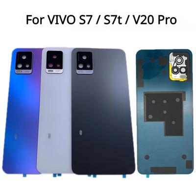 Zadní kryt pro VIVO S7 S7t V20 Pro Kryt baterie Oprava krytu zadních dveří Vyměňte za objektiv fotoaparátu