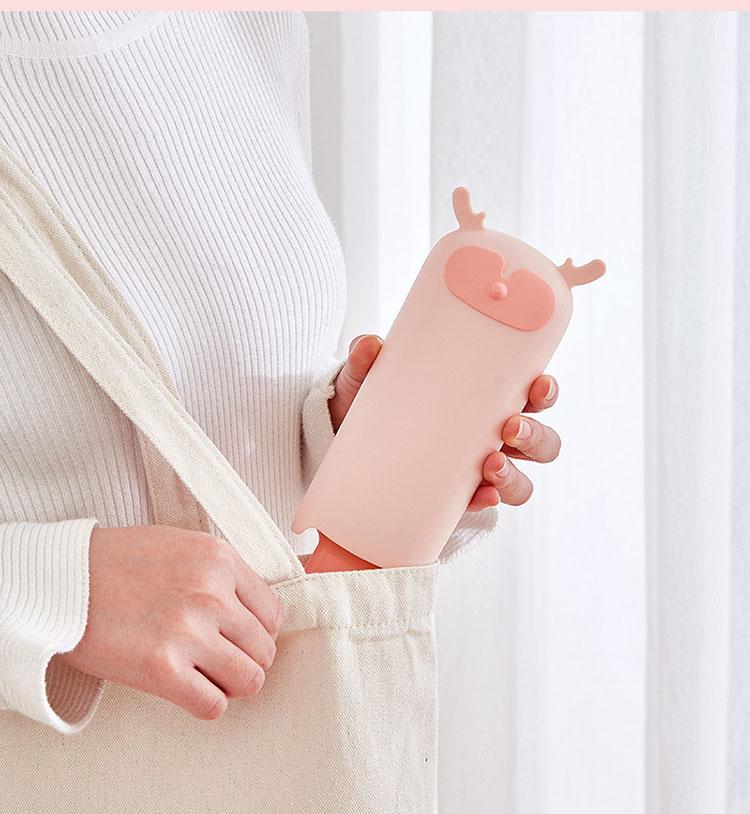 Mini Portable Washable Sticky Cleaner Brush Lint Roller Clothing Dust Hair Sheets Lint Remover Reusable Fabric Brush