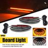 2X 70" Running Board LED Light DRL Side Step Strip Bar Amber White Turn Signal V