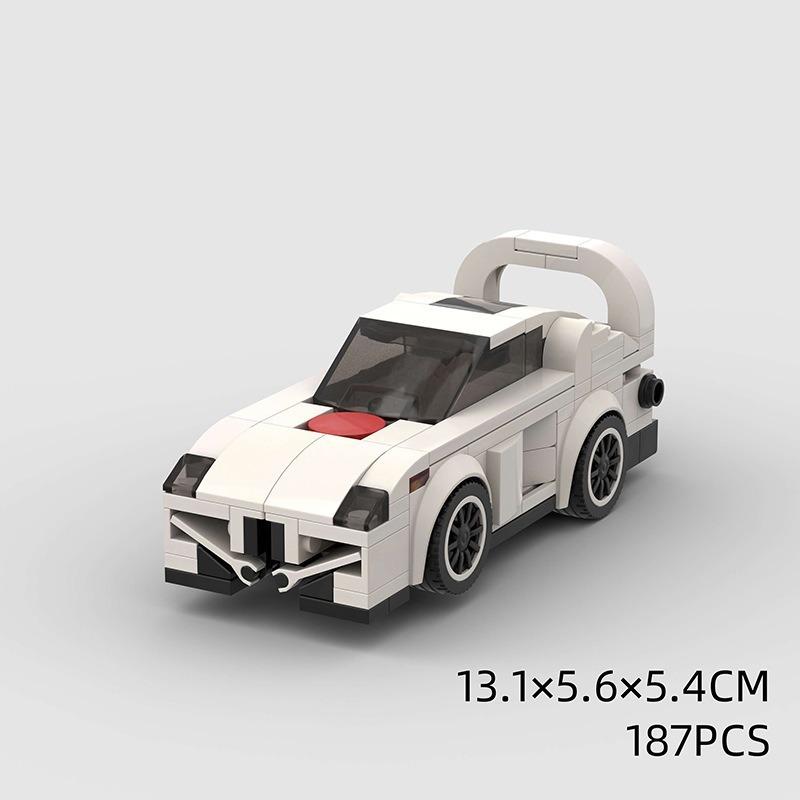 Kinderspielzeug Auto Modell Sportwagen Kompatibel Mit Rennen Kleine Teile DIY Bausteine Puzzle Technologie