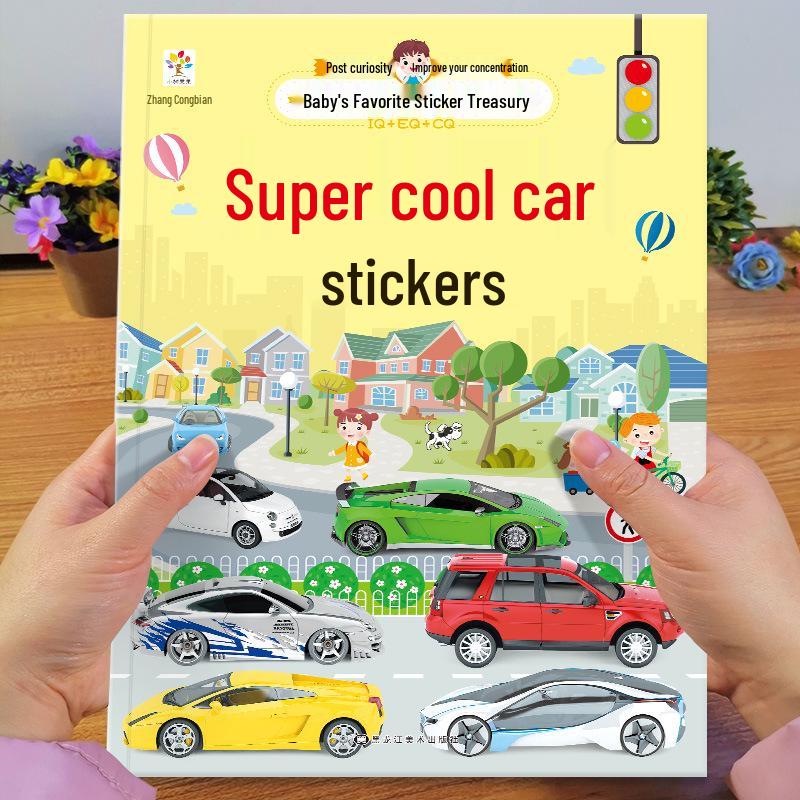 Whole Brain Development Sticker Book for Ages 2-6: Educational Activity for Enhanced Concentration