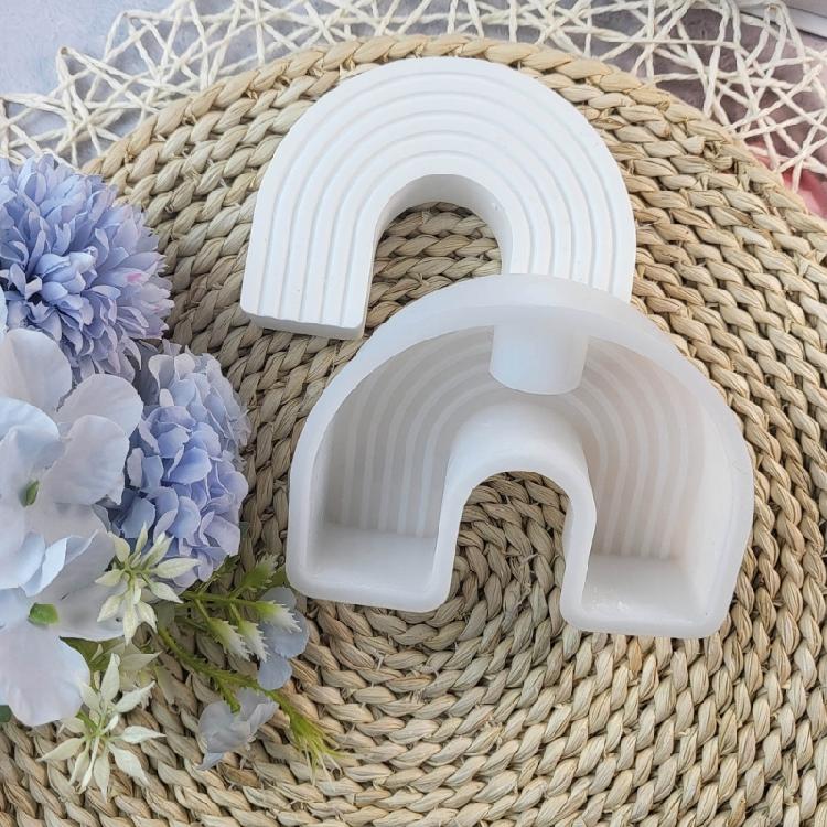 Arched Candle Holder Molds for Making Tealight Holder