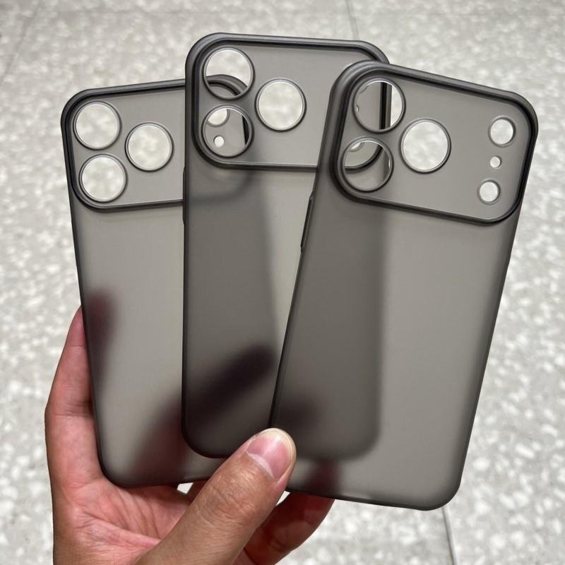 Luxury Ultra Thin 0.3MM PP Case for iPhone 17 Air 16 15 14 Plus 13 12 Pro Max Hard Clear Translucent Camera Protection Cover